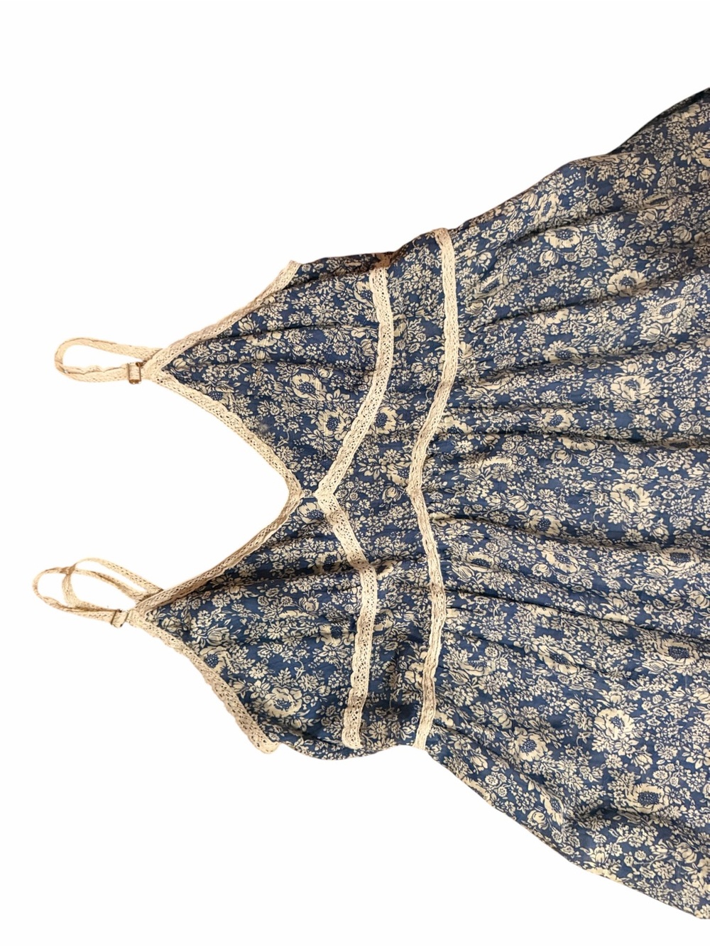 Primark - Floral Mini Dress with Cream Lace Trim - Brand New - So CUTE!! - Picture 5 of 5